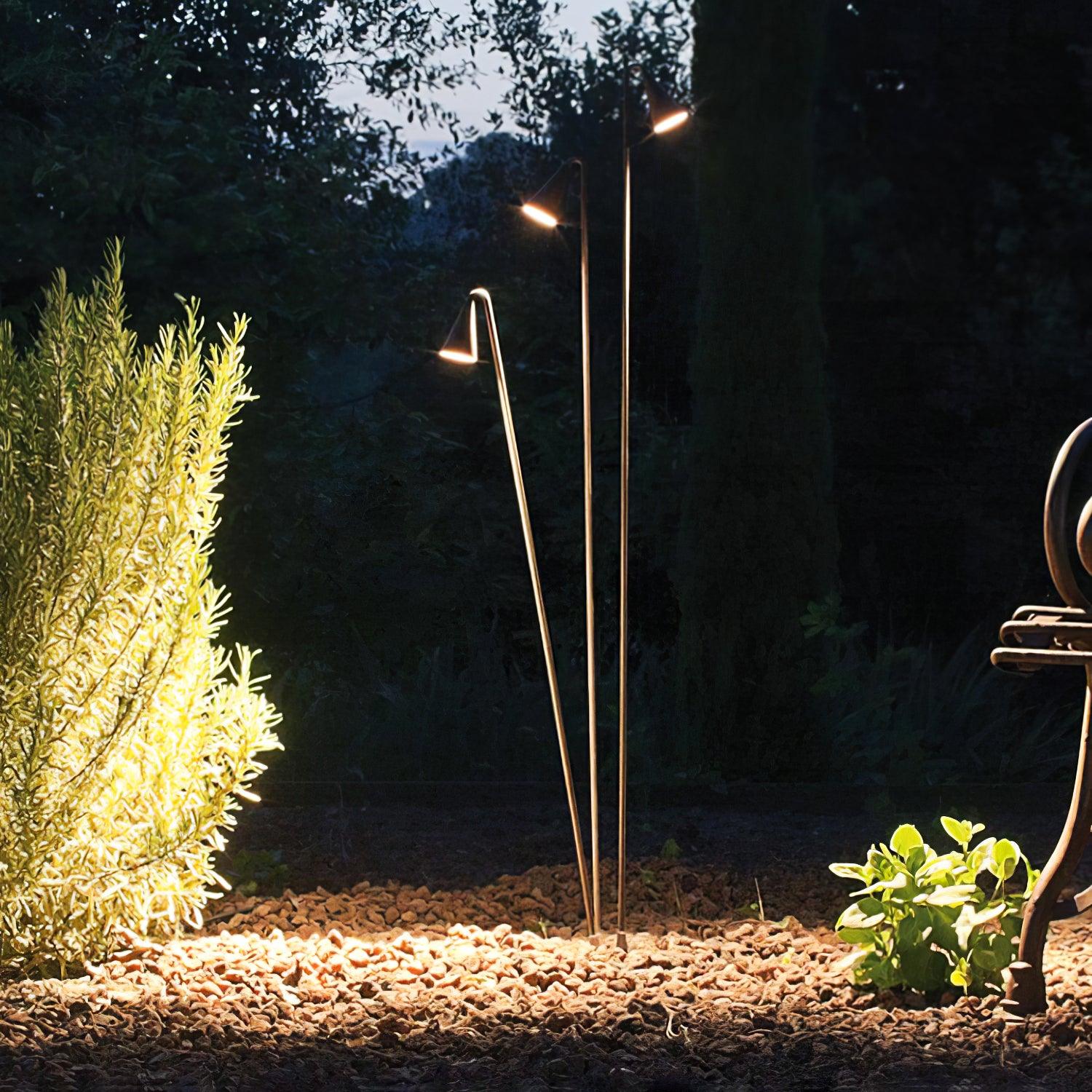Tapered Stem Garden Floor Lamp