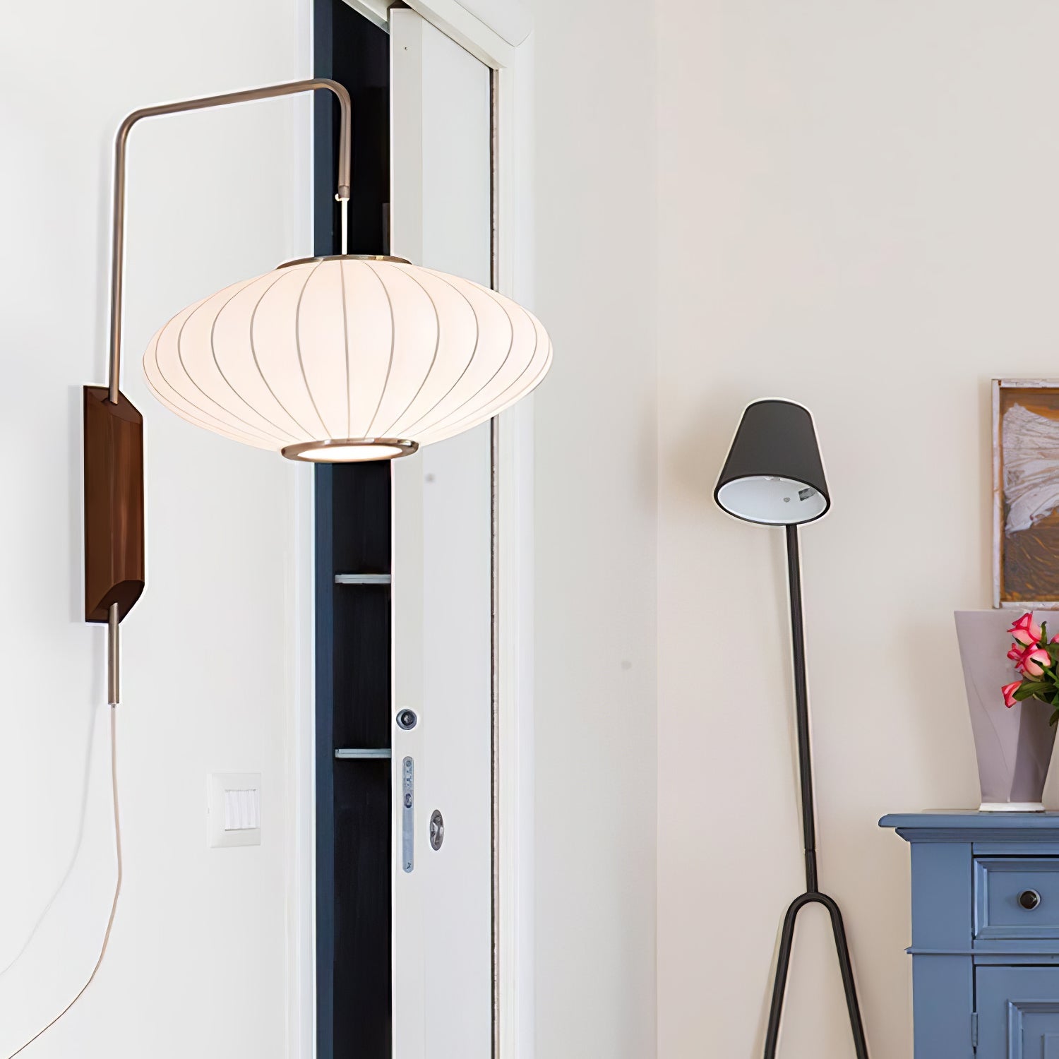 Orbit Plug-In Swing Sconce