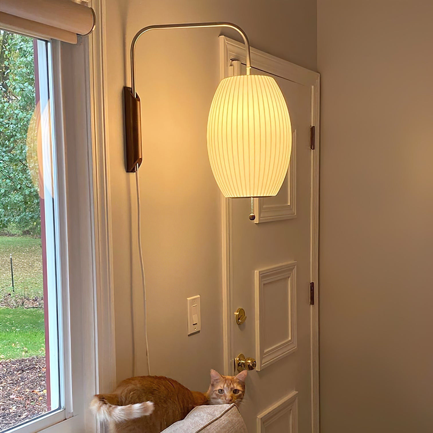 Orbit Plug-In Swing Sconce