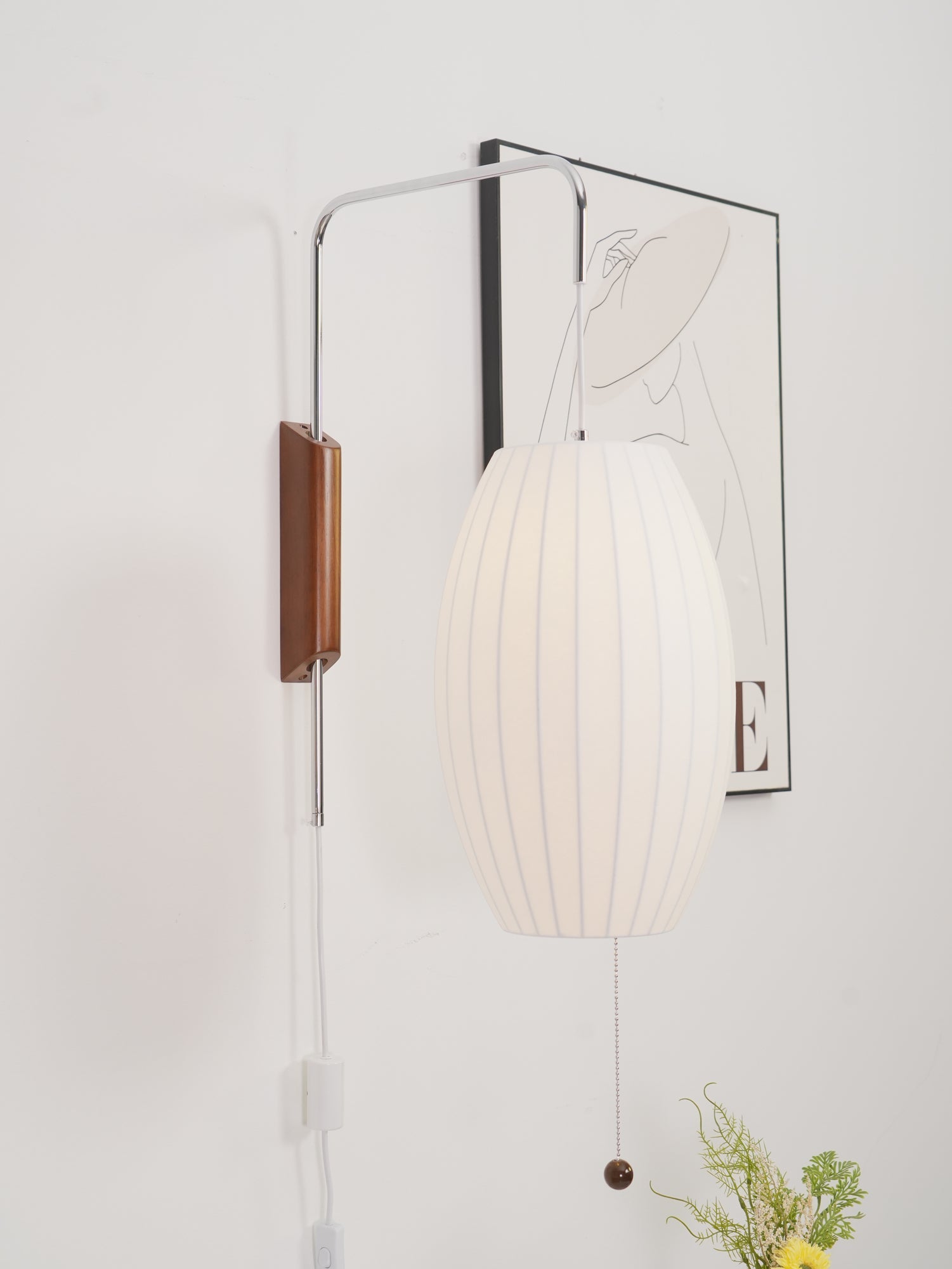 Orbit Plug-In Swing Sconce