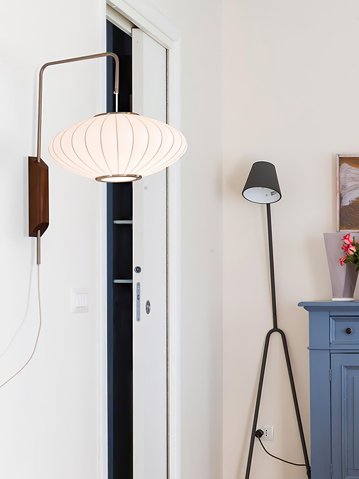 Orbit Plug-In Swing Sconce