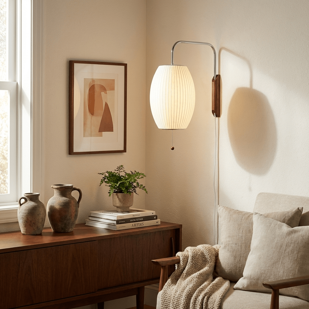 Orbit Plug-In Swing Sconce