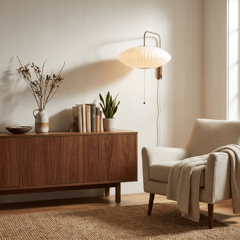 Orbit Plug-In Swing Sconce