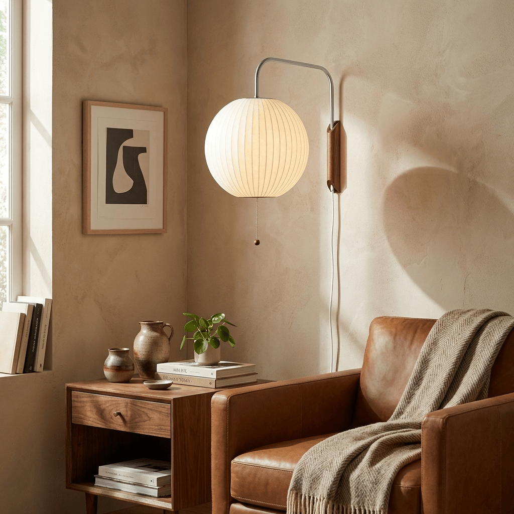 Orbit Plug-In Swing Sconce