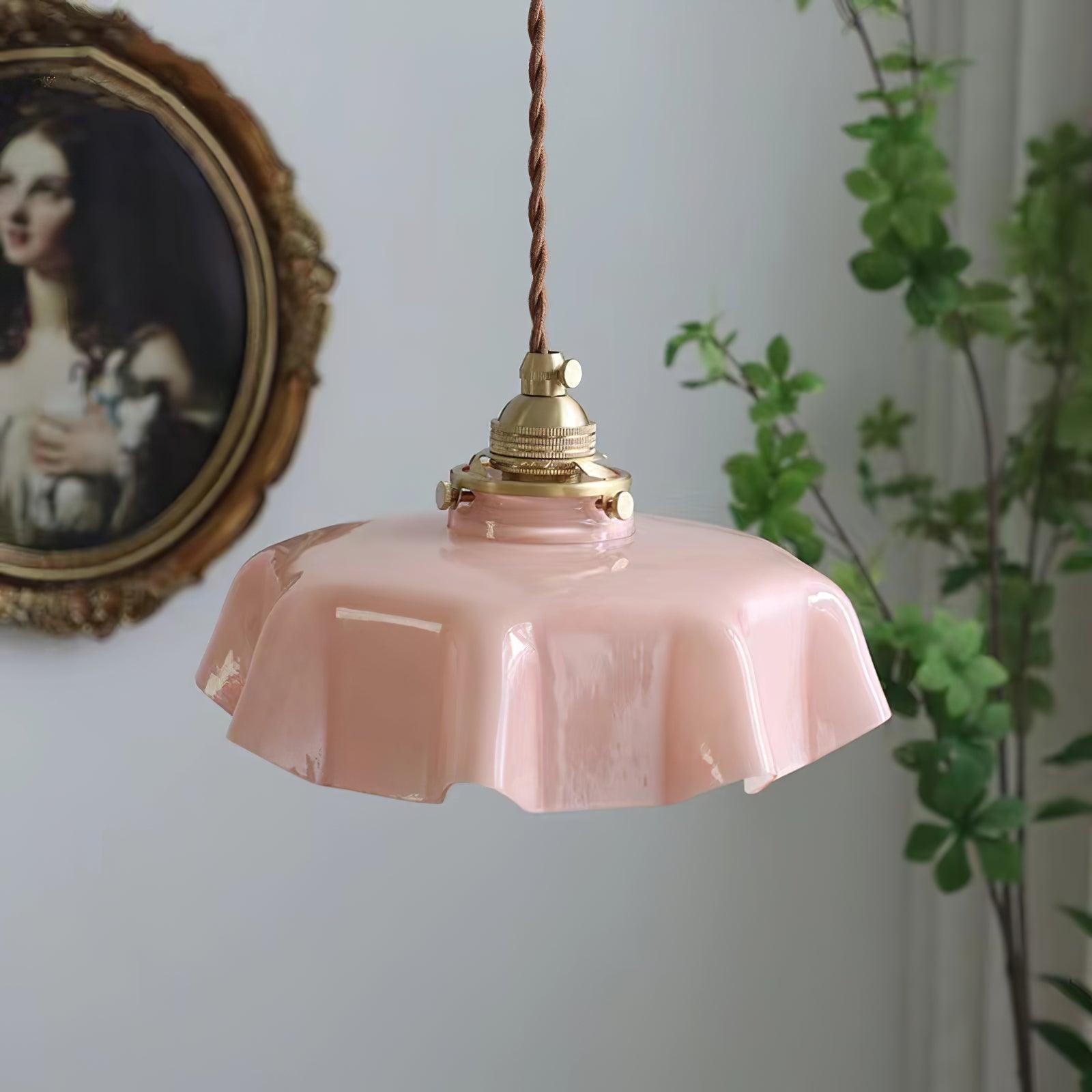 Fleurette Petal Glass Mini Pendant