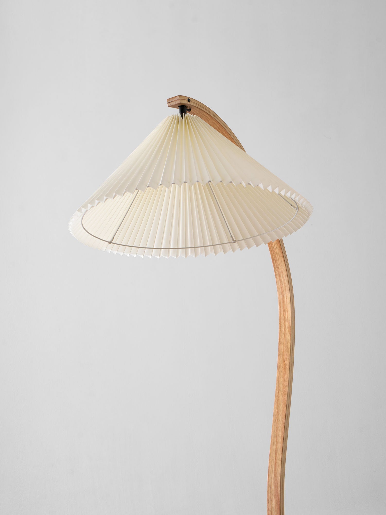 Halden Beechwood Dome Floor Lamp