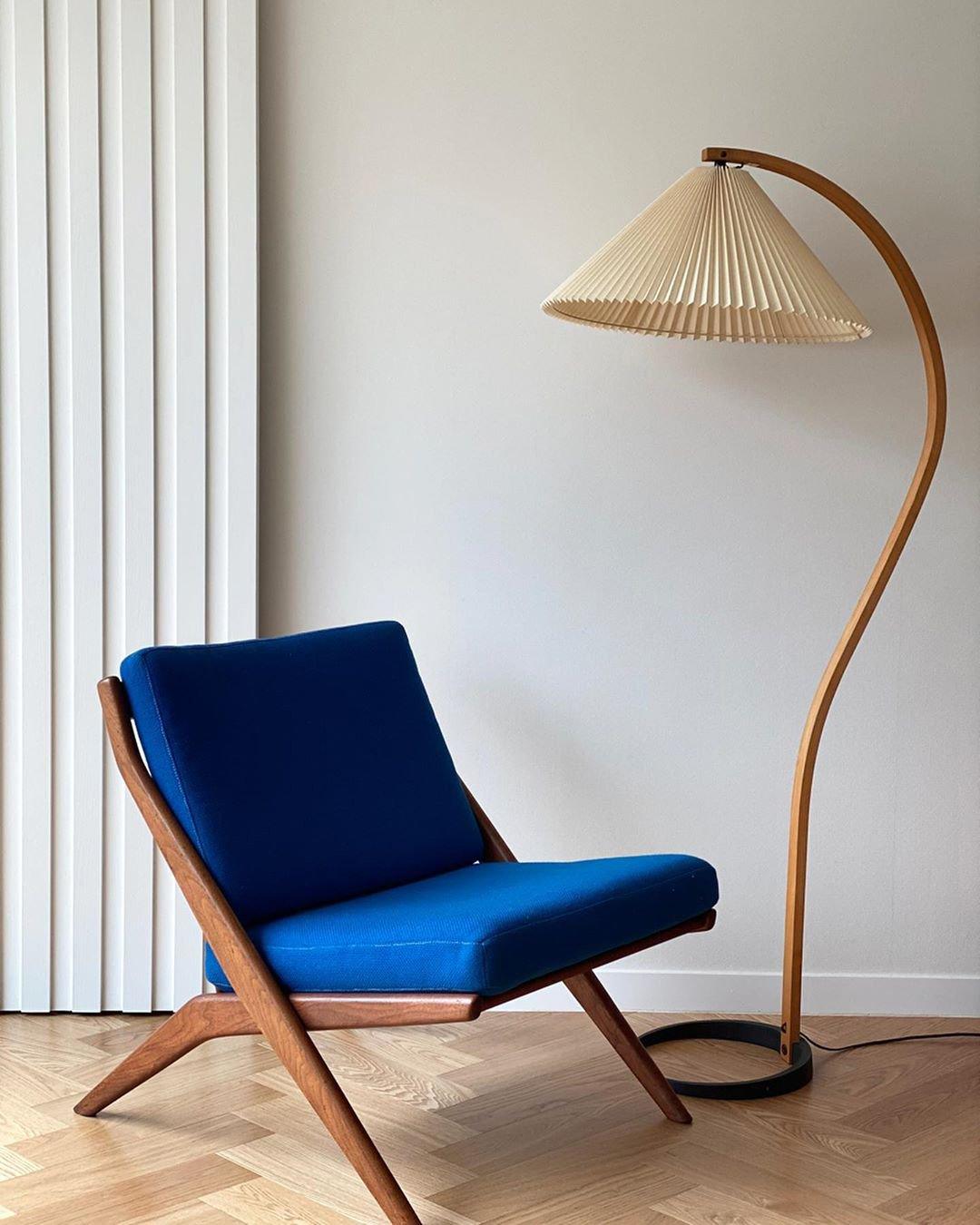 Halden Beechwood Dome Floor Lamp