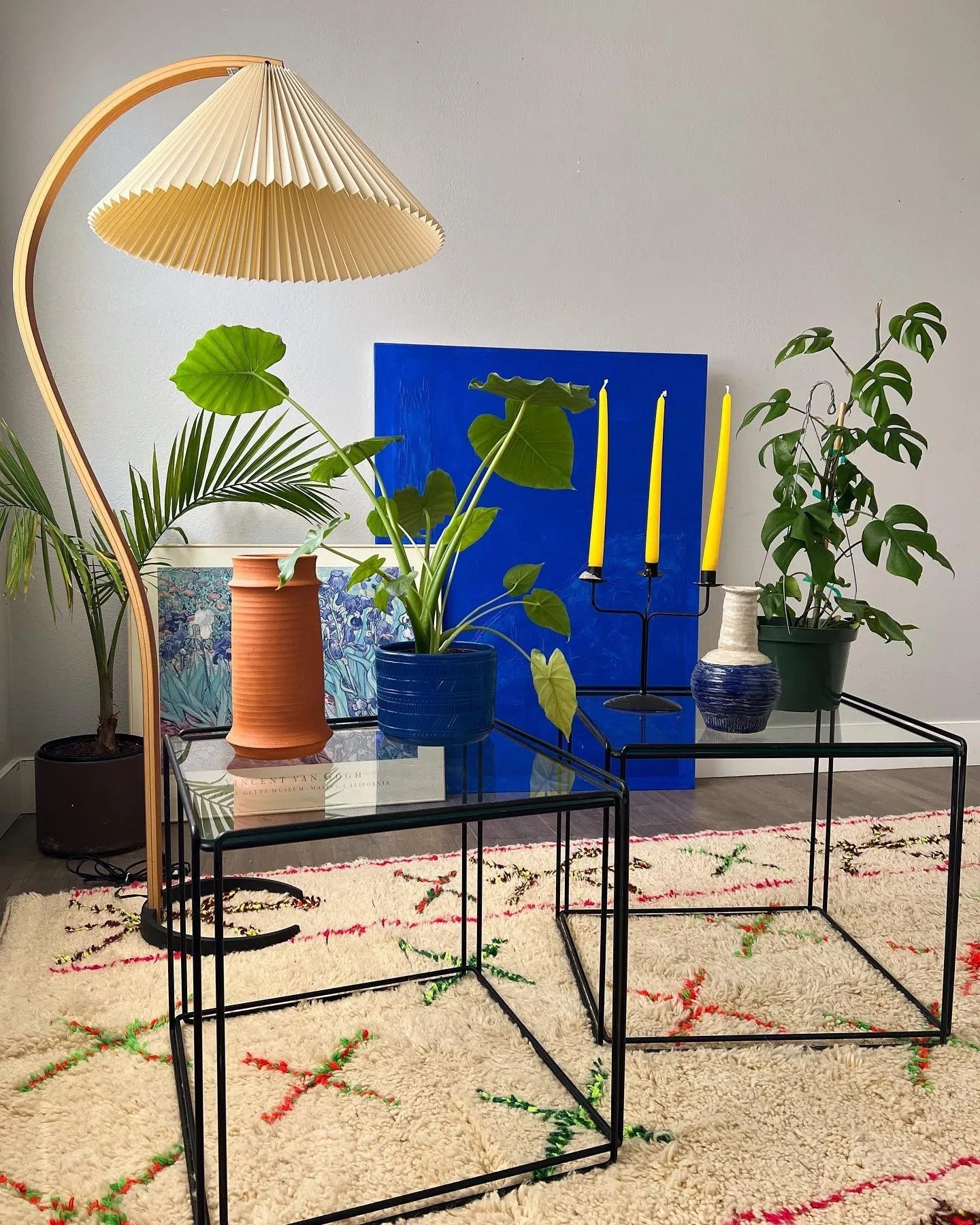 Halden Beechwood Dome Floor Lamp
