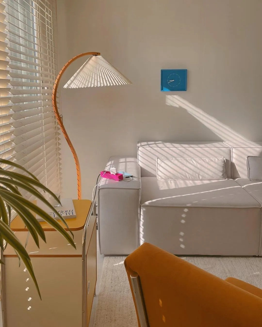 Halden Beechwood Dome Floor Lamp