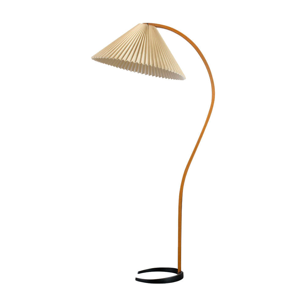 Halden Beechwood Dome Floor Lamp