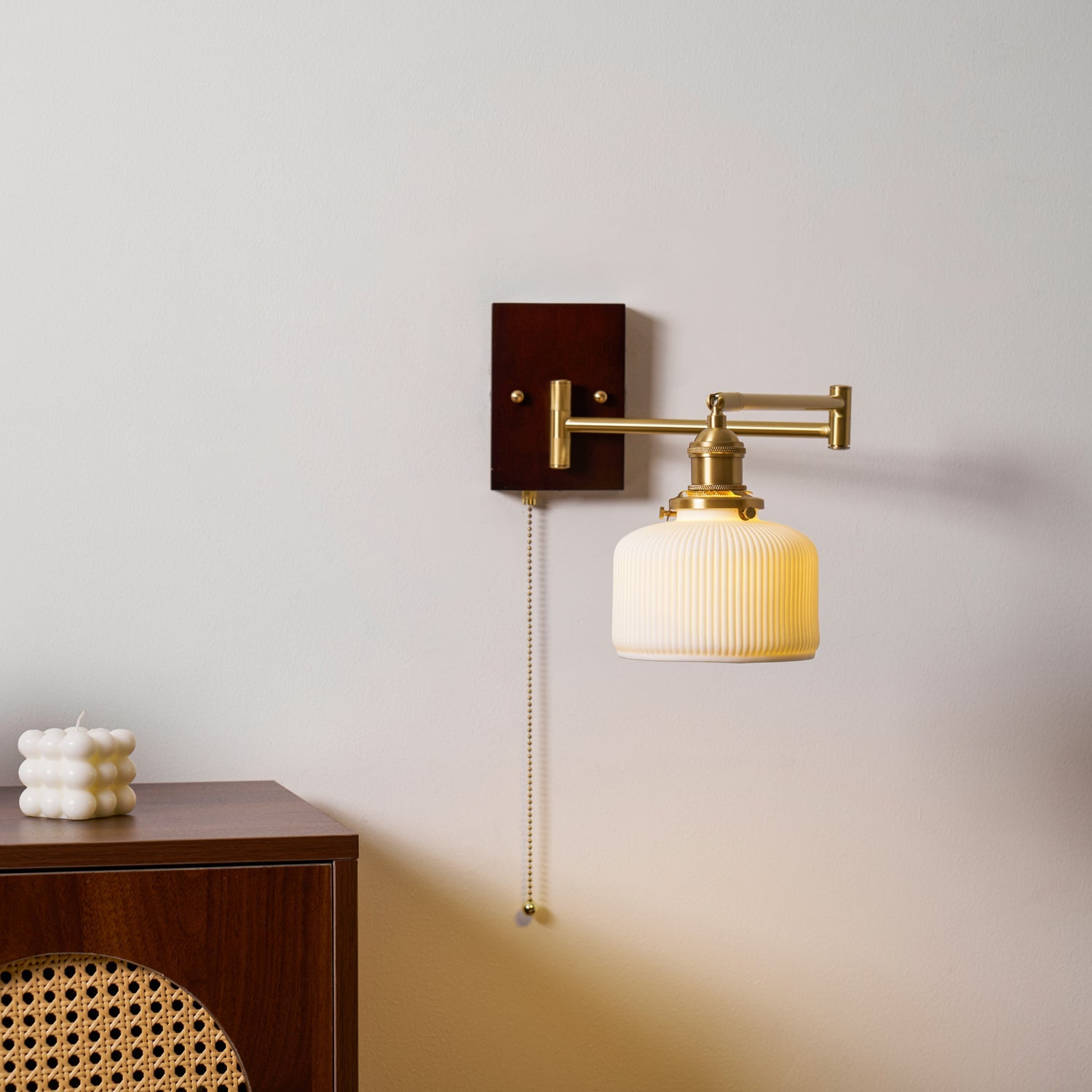 Terra Ceramic Geometry Sconce