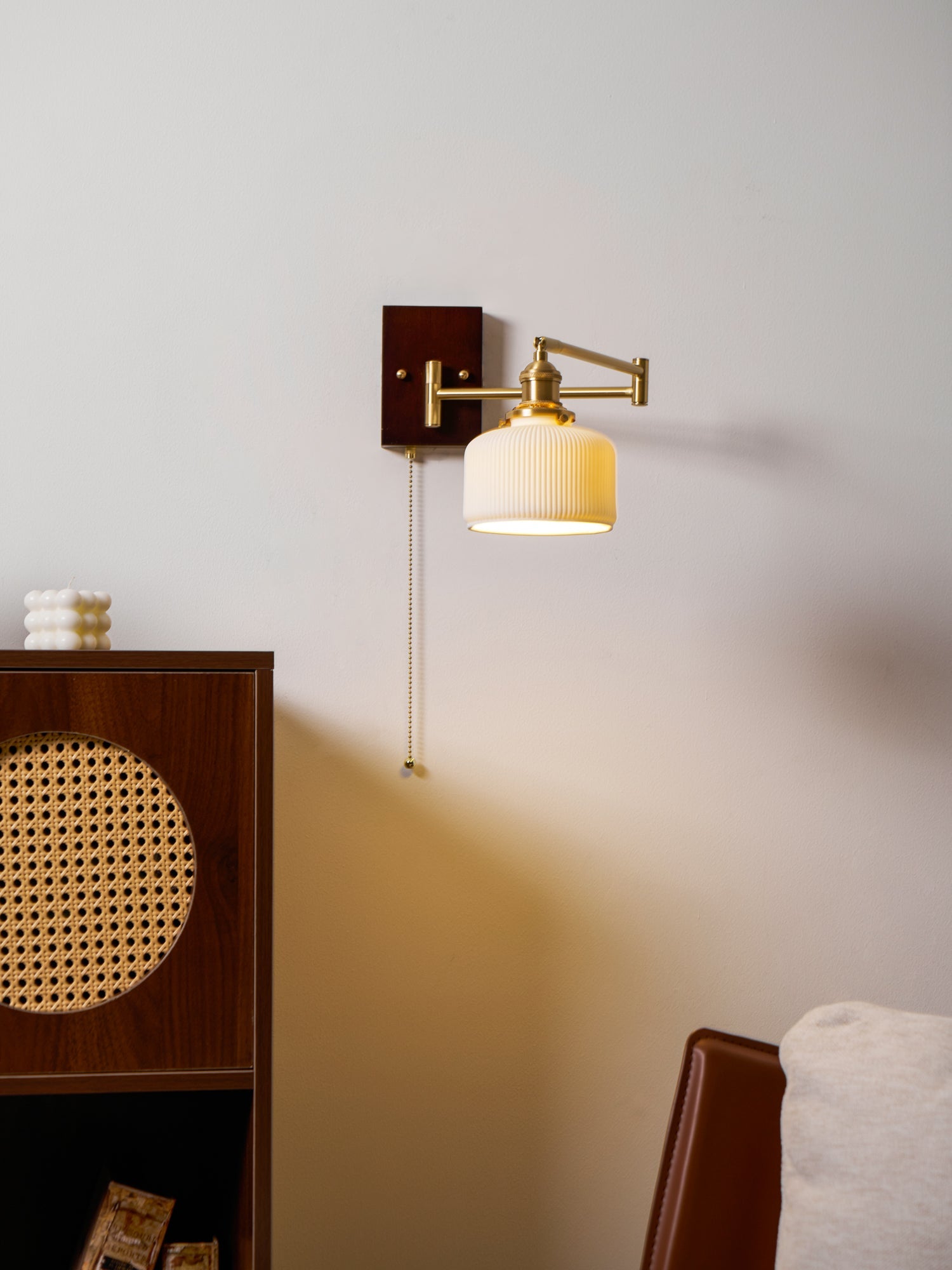 Terra Ceramic Geometry Sconce
