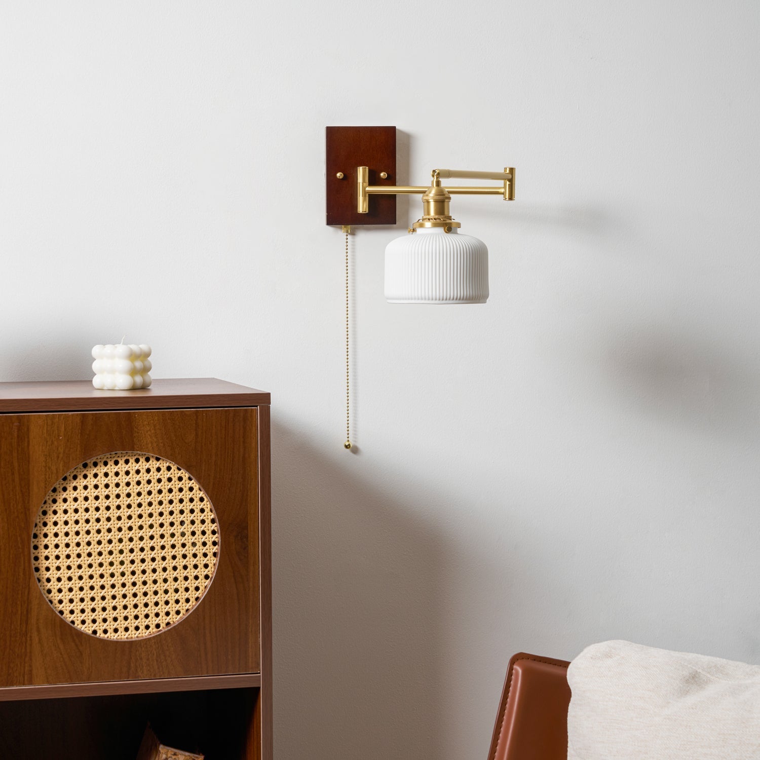 Terra Ceramic Geometry Sconce