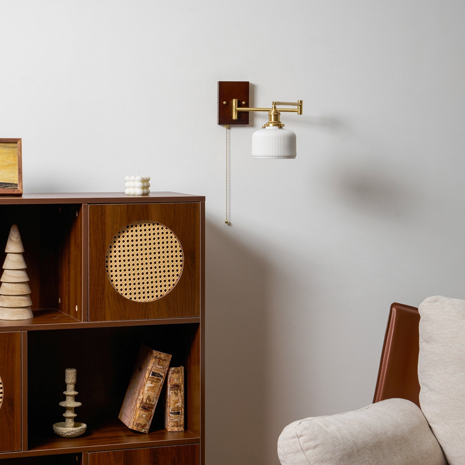 Terra Ceramic Geometry Sconce