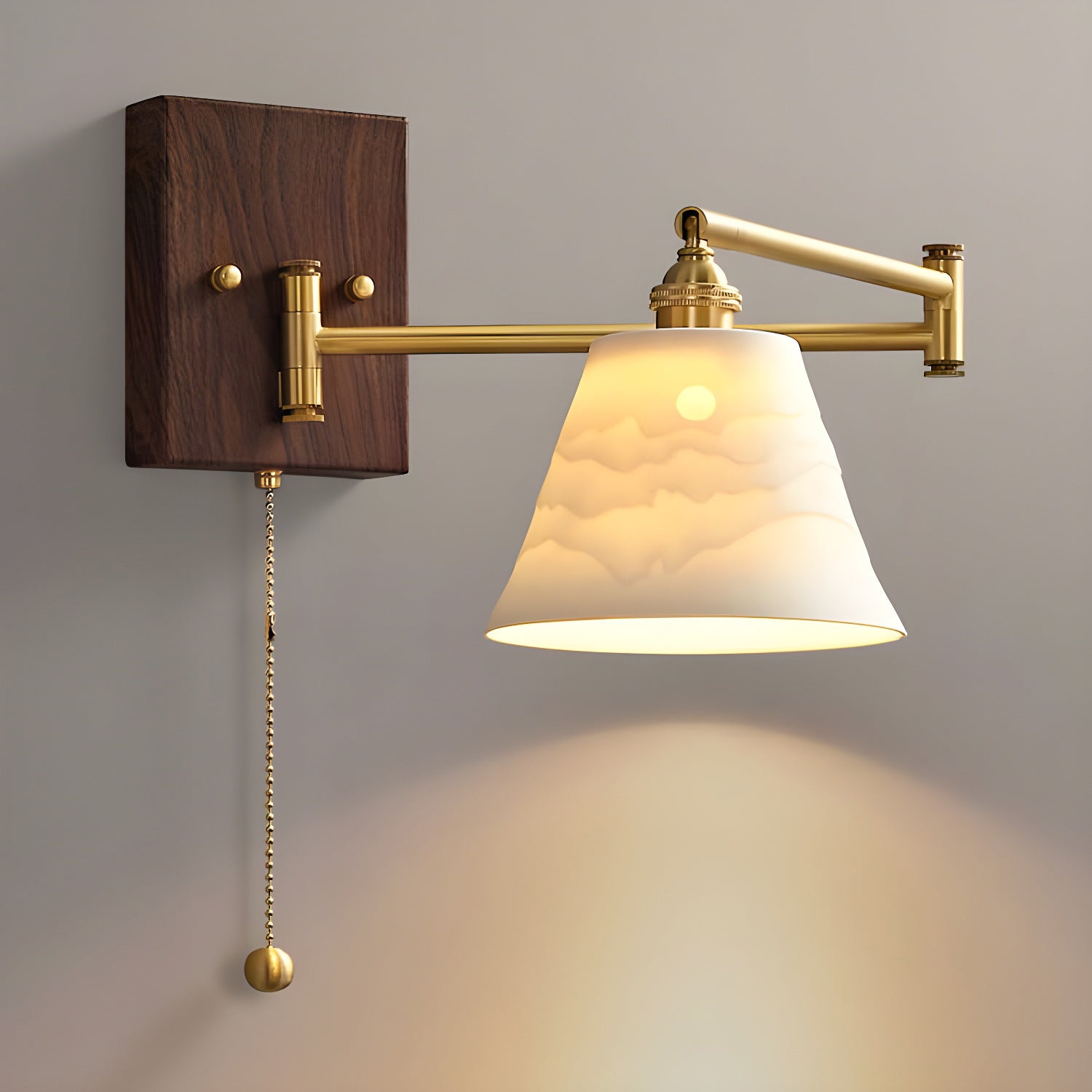 Terra Ceramic Geometry Sconce