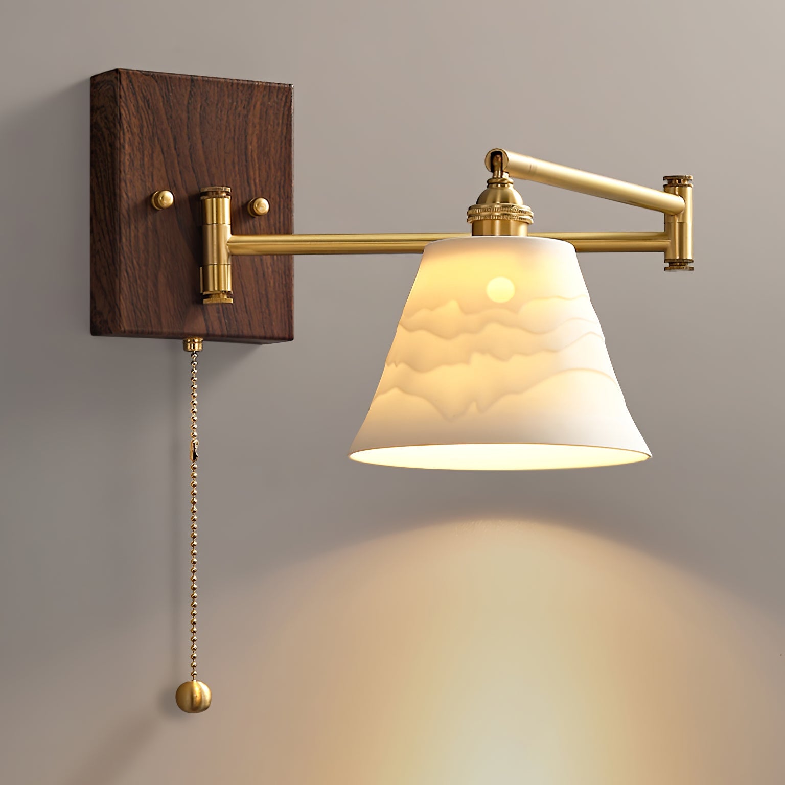 Terra Ceramic Geometry Sconce