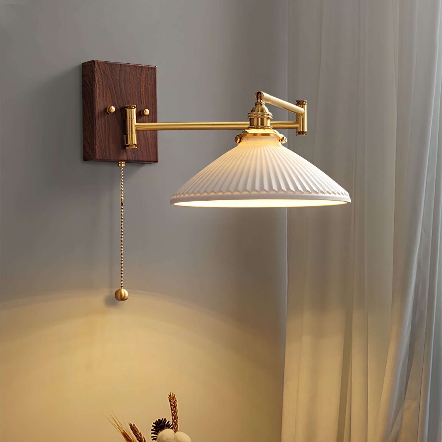 Terra Ceramic Geometry Sconce