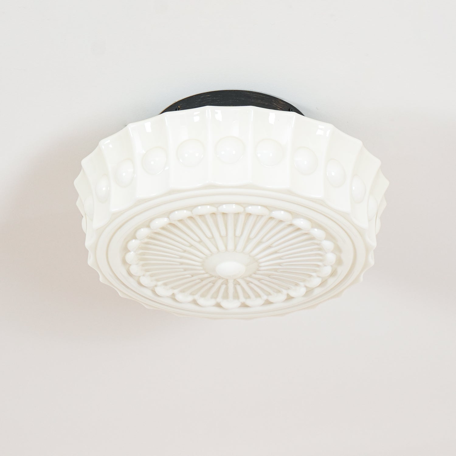 Beacon Drum Flush Ceiling Light