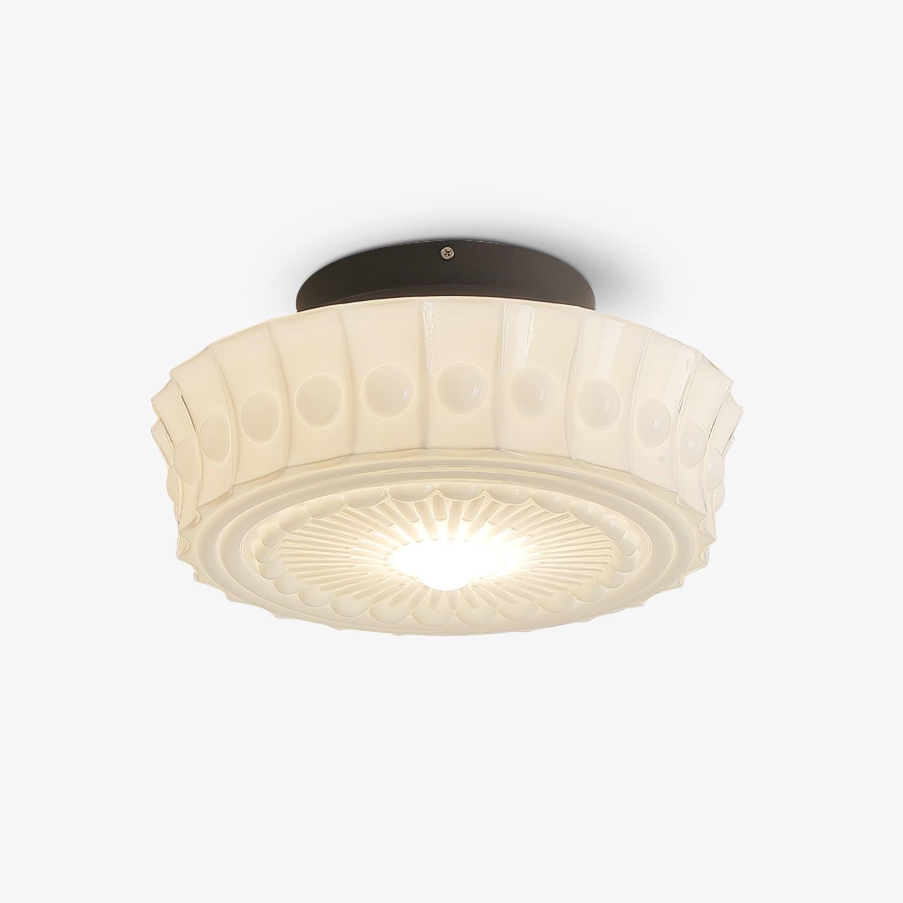 Beacon Drum Flush Ceiling Light