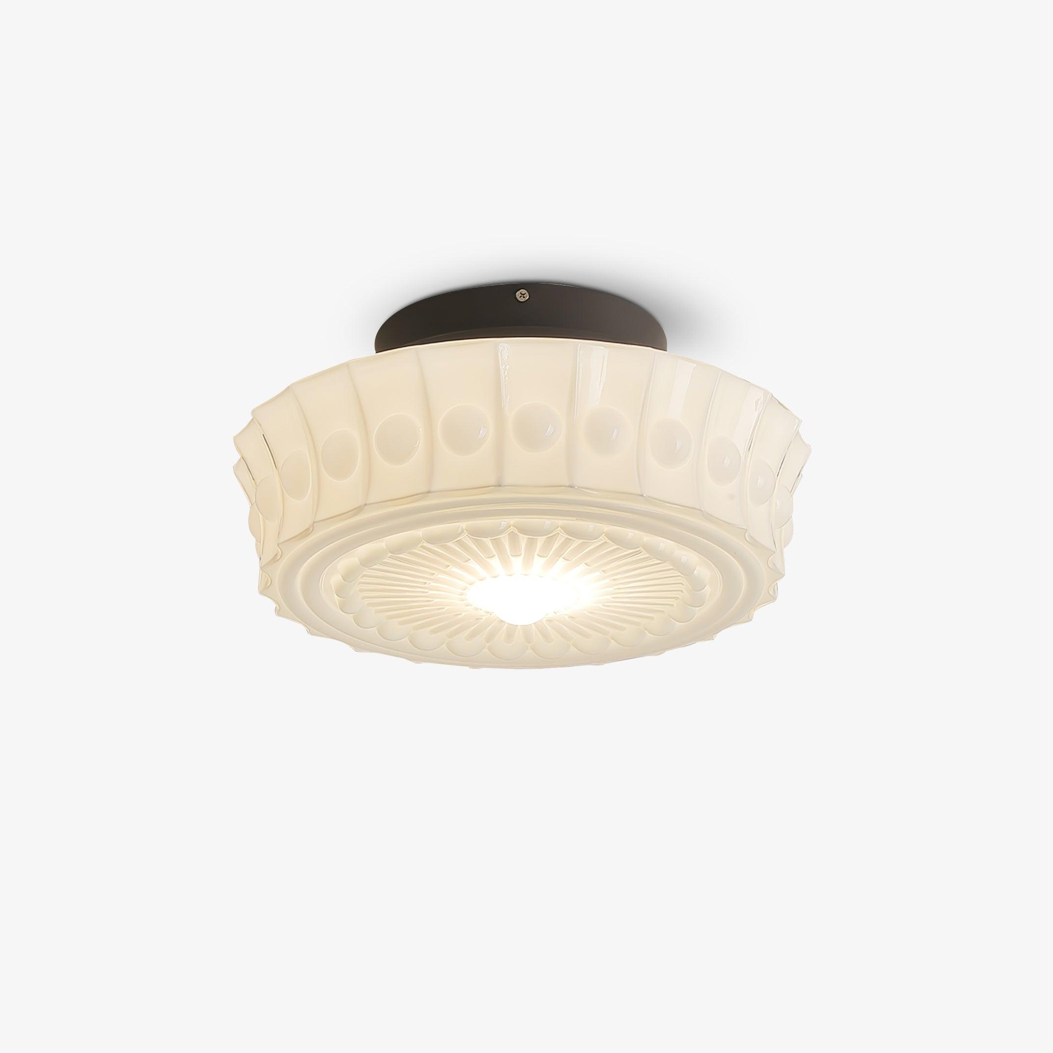 Beacon Drum Flush Ceiling Light