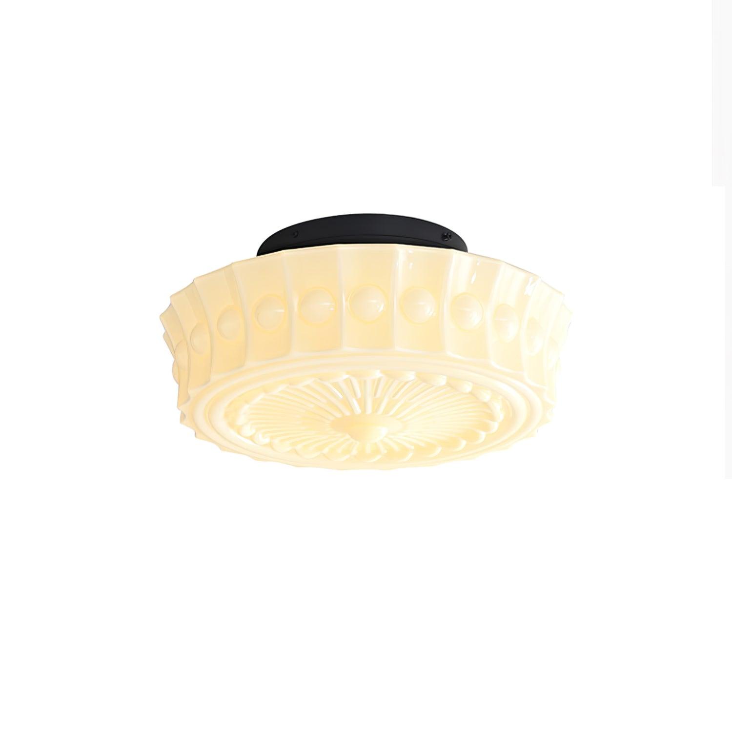 Beacon Drum Flush Ceiling Light