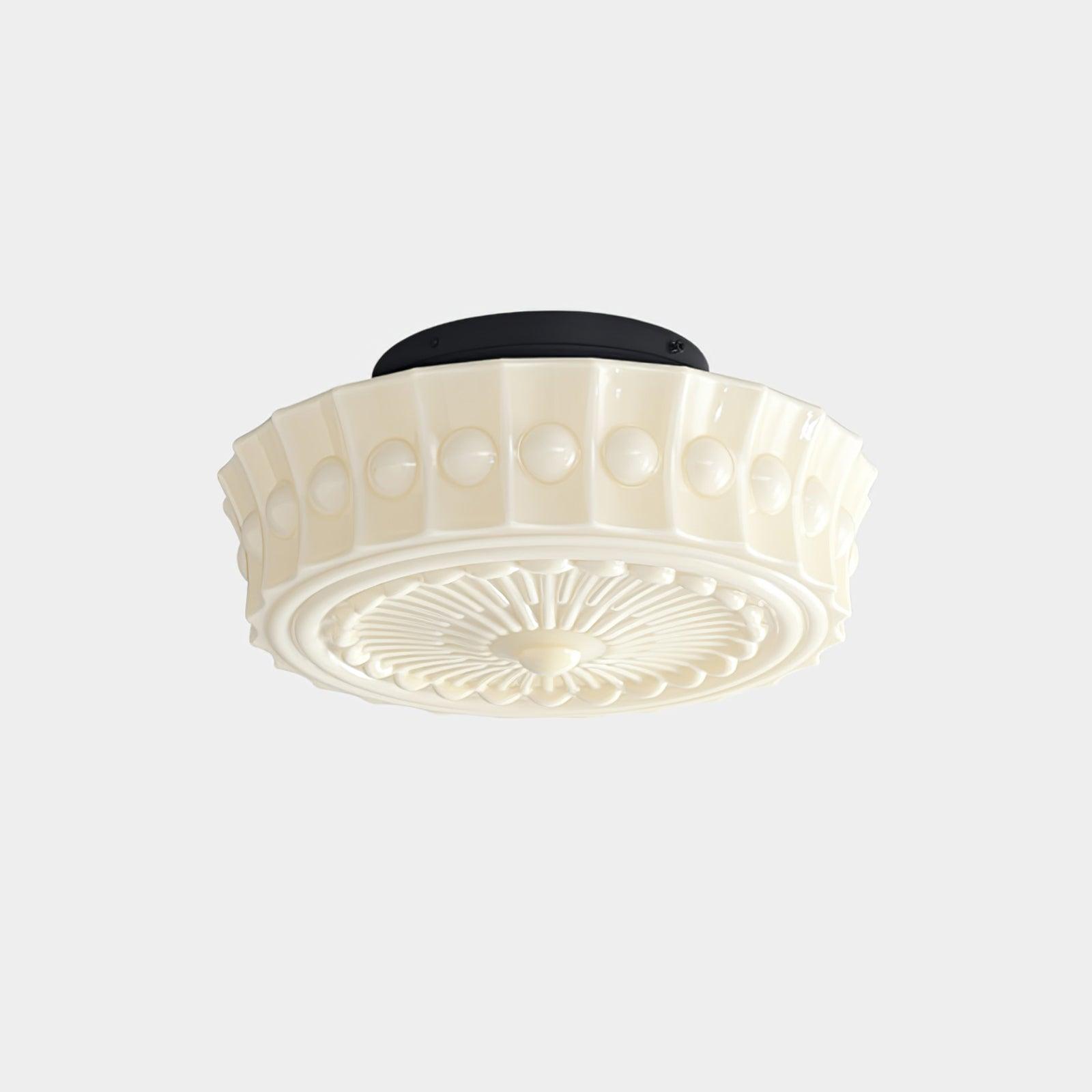 Beacon Drum Flush Ceiling Light