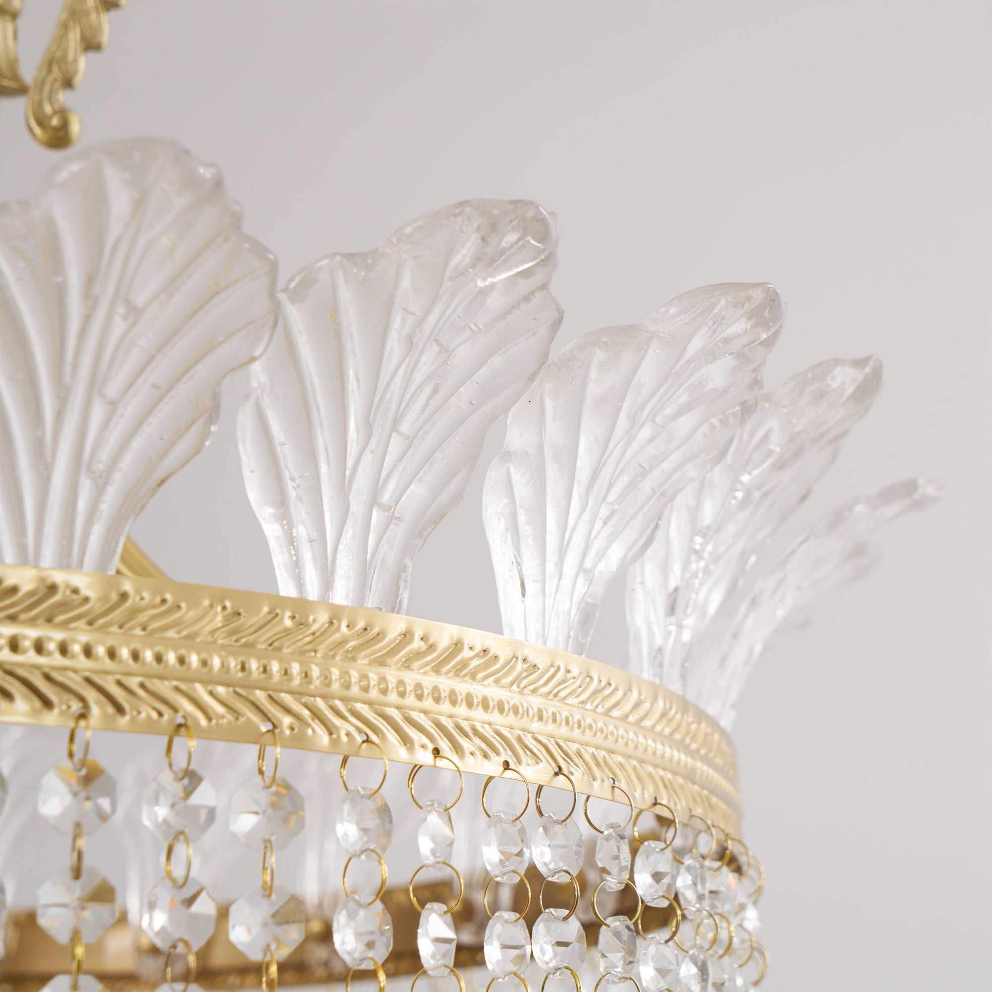 Facette Brass & Crystal Chandelier