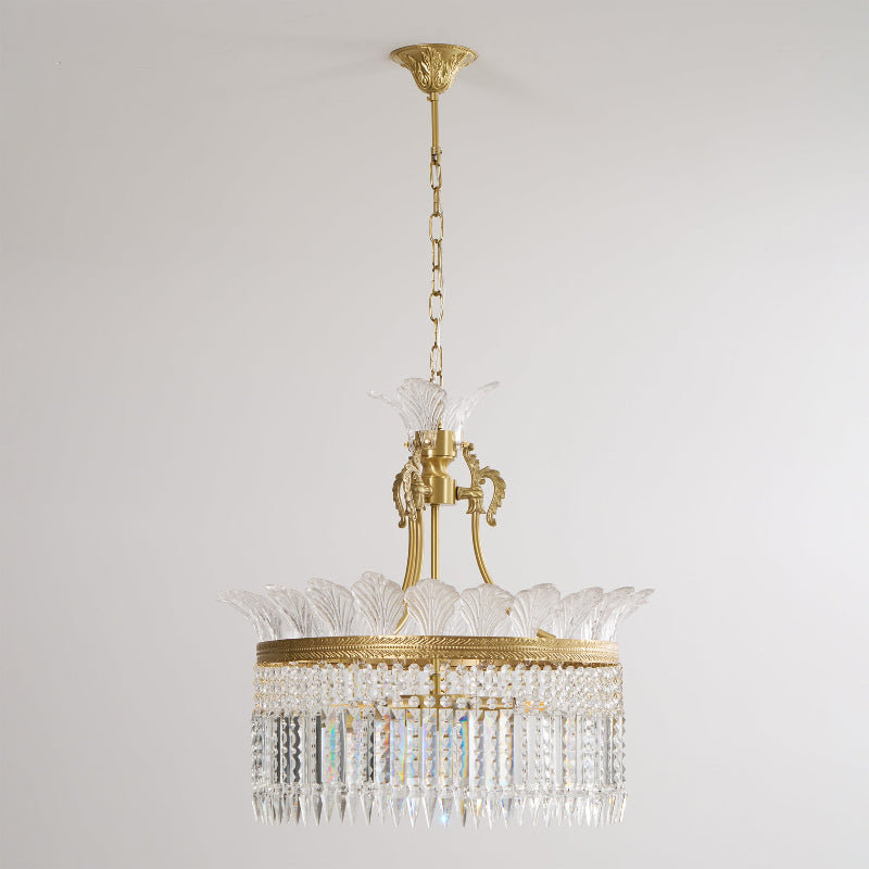 Facette Brass & Crystal Chandelier