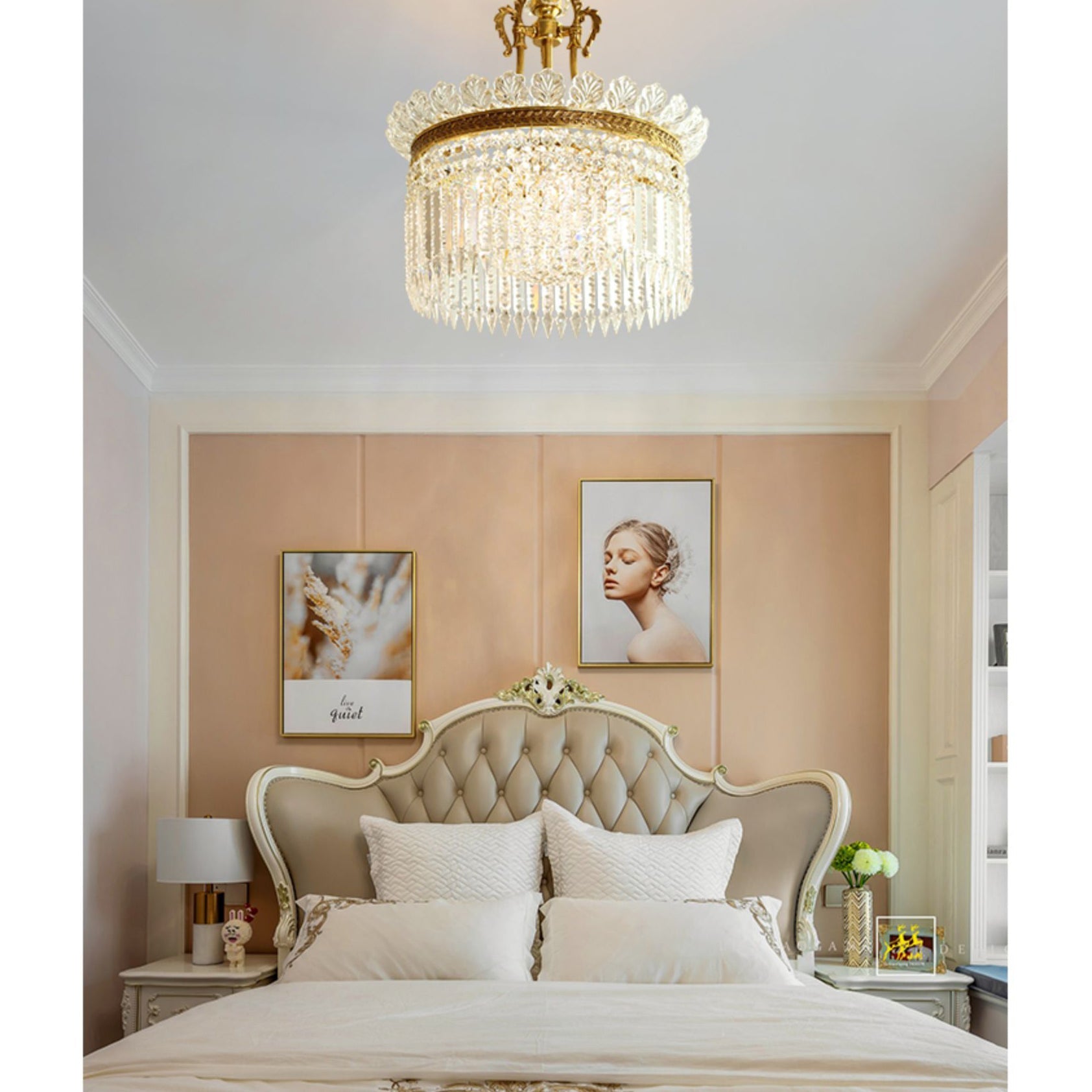 Facette Brass & Crystal Chandelier