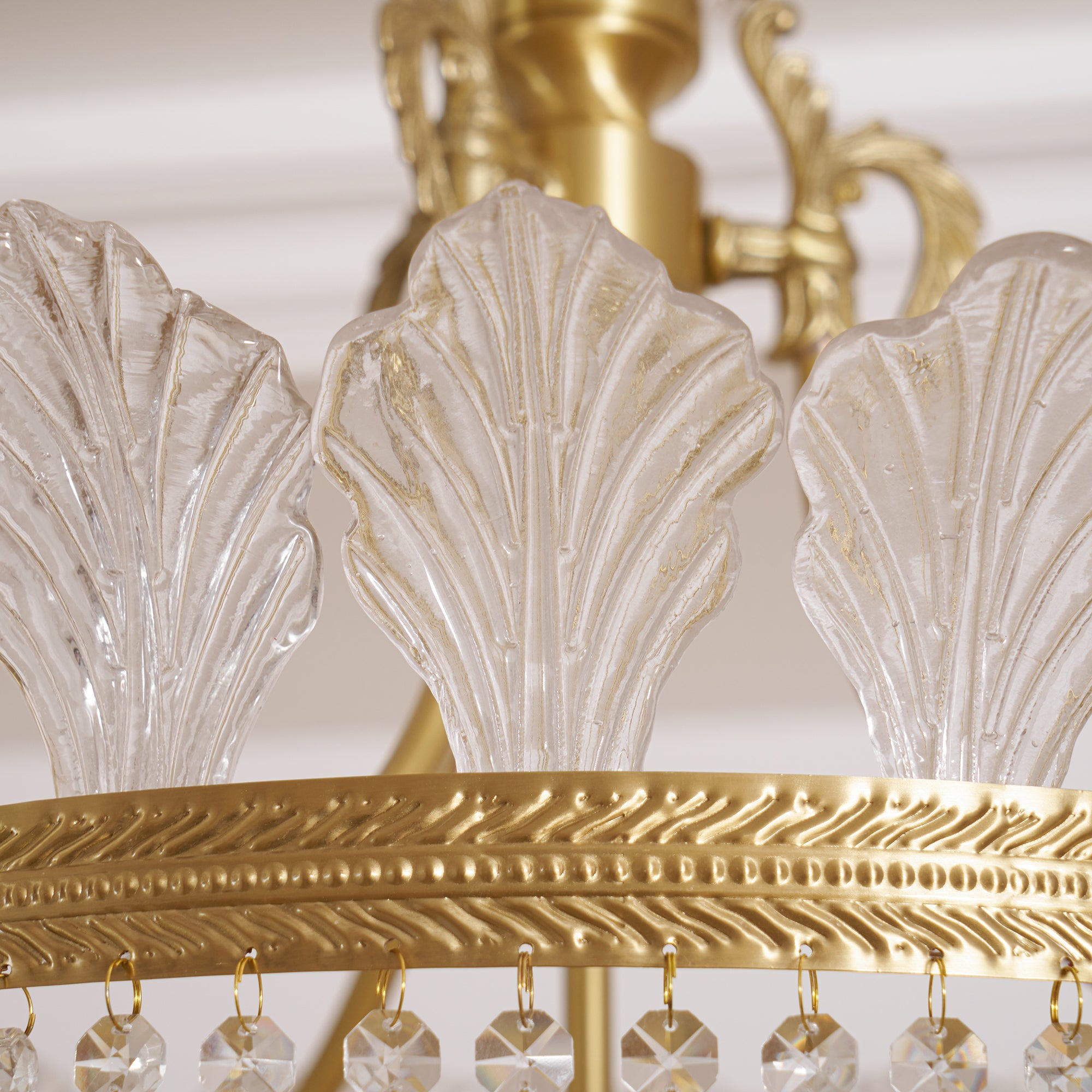 Facette Brass & Crystal Chandelier