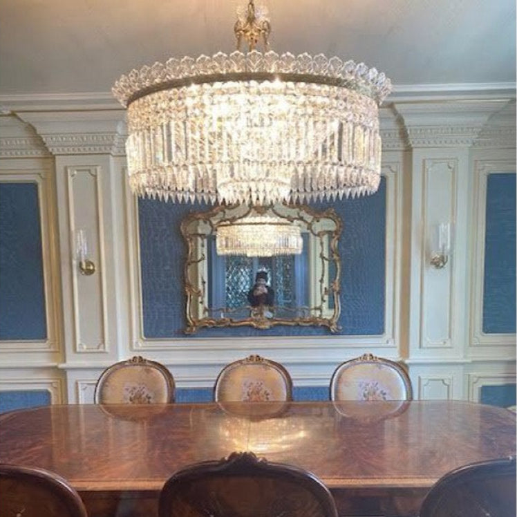 Facette Brass & Crystal Chandelier