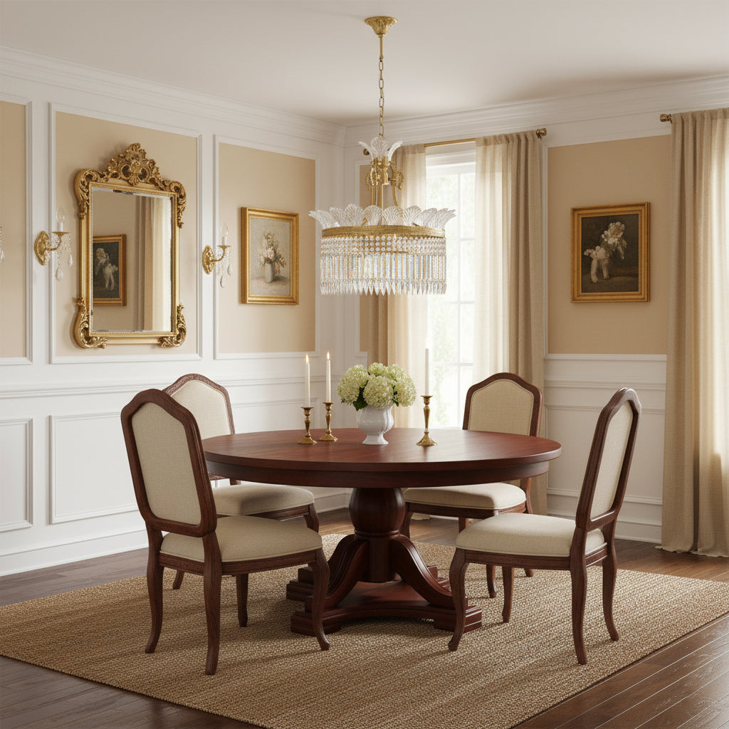 Facette Brass & Crystal Chandelier