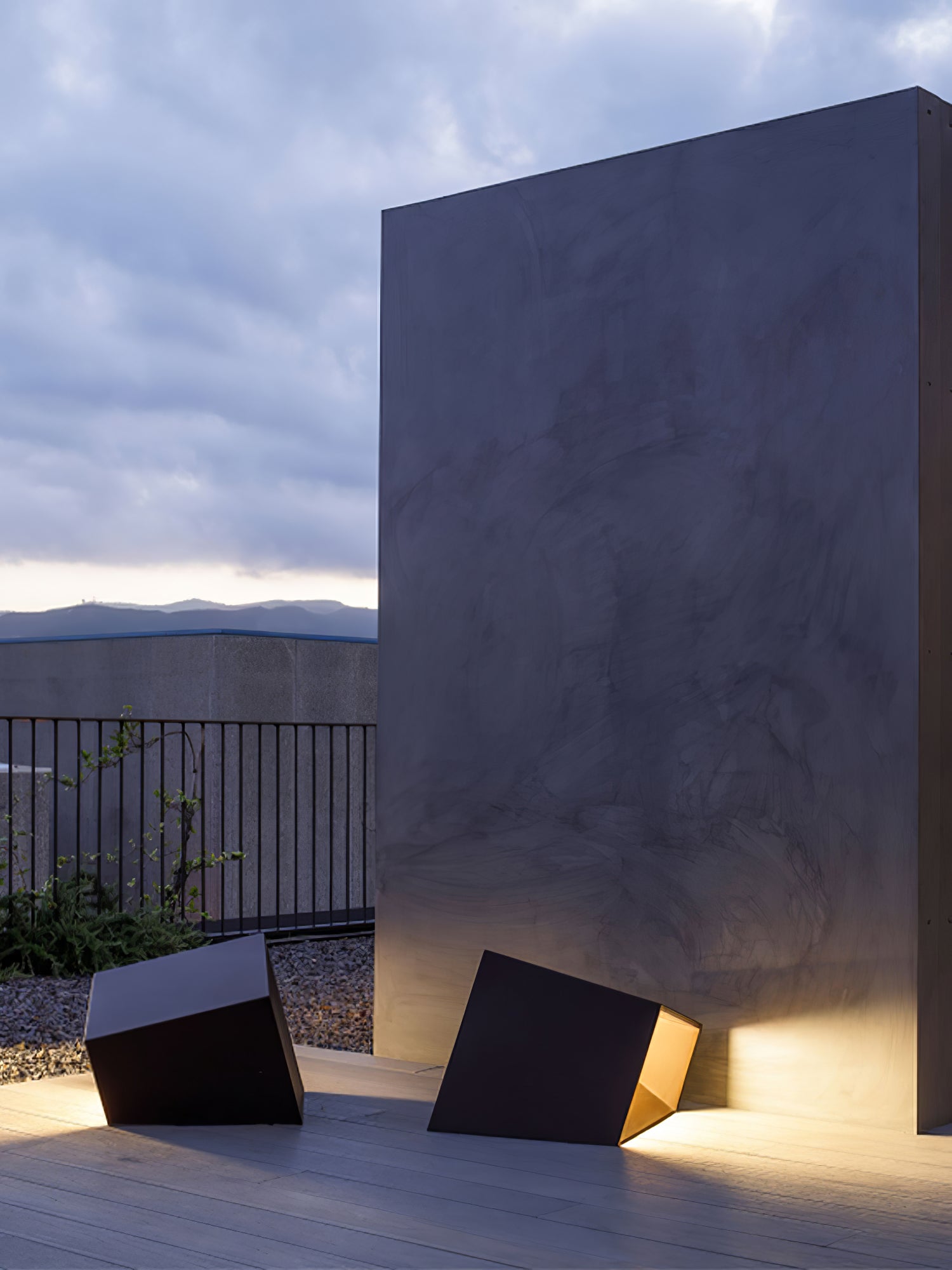 Compact Solar Border Cube Light