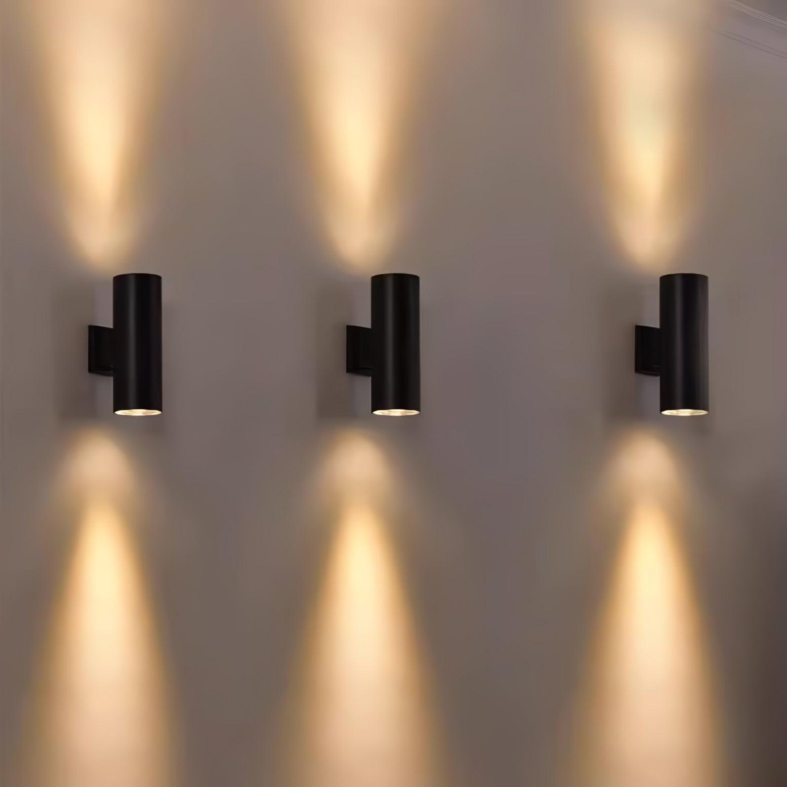 Up Down Cylinder Facade Sconce