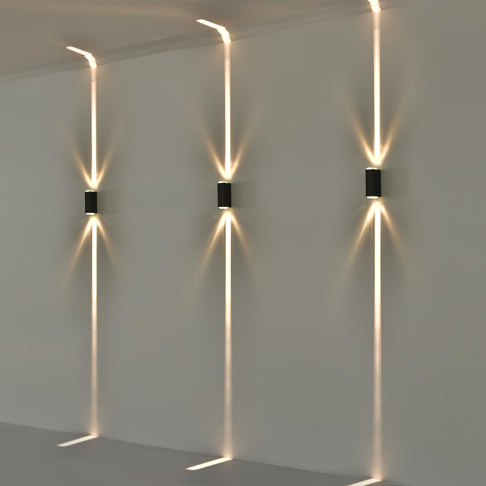 Up Down Cylinder Facade Sconce