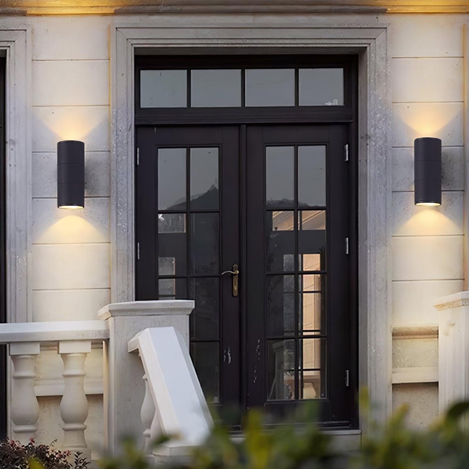 Up Down Cylinder Facade Sconce