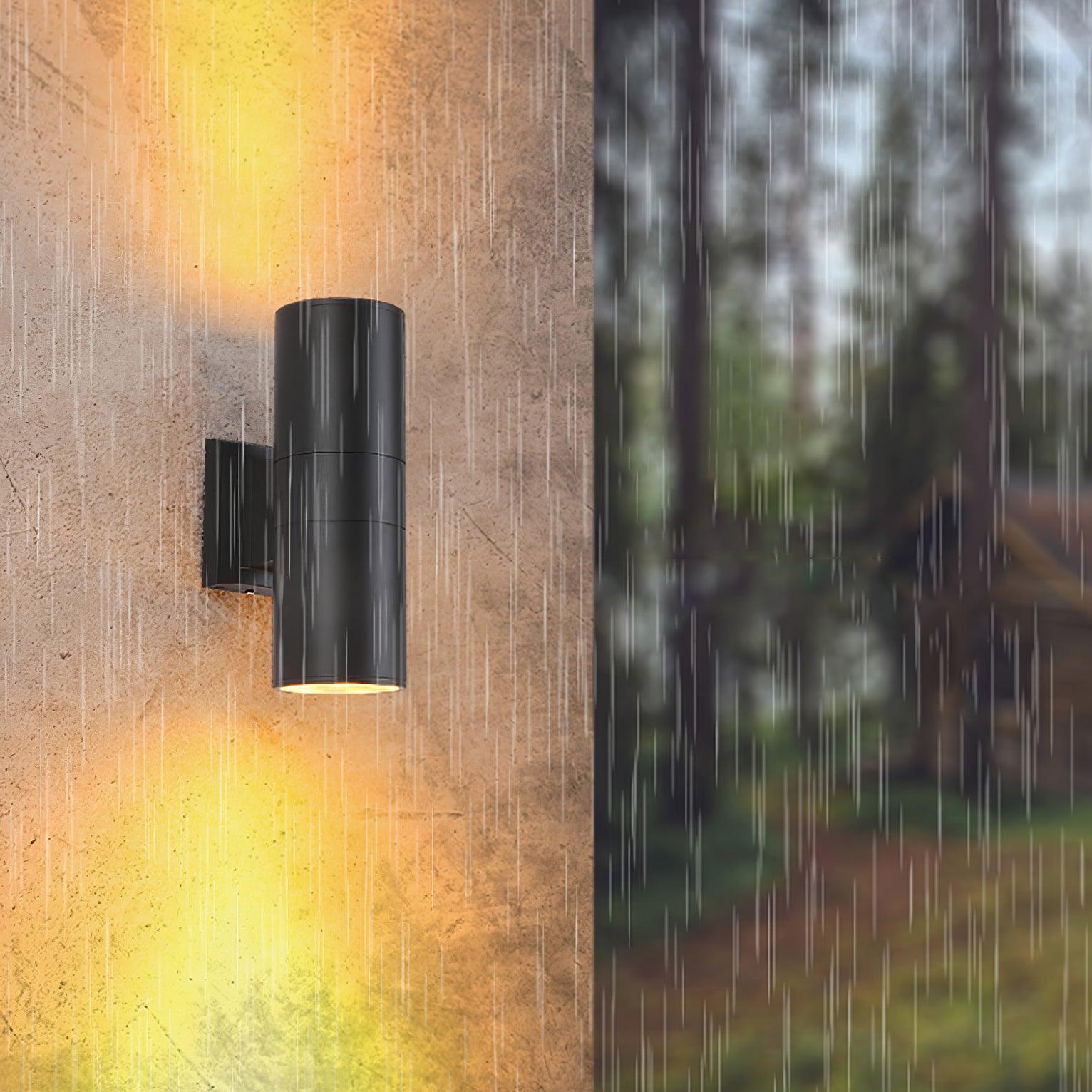 Up Down Cylinder Facade Sconce