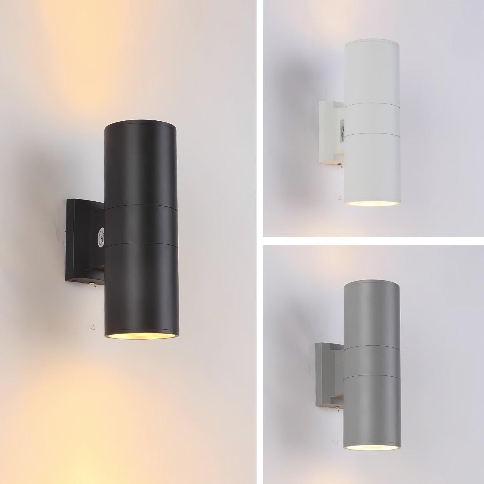 Up Down Cylinder Facade Sconce