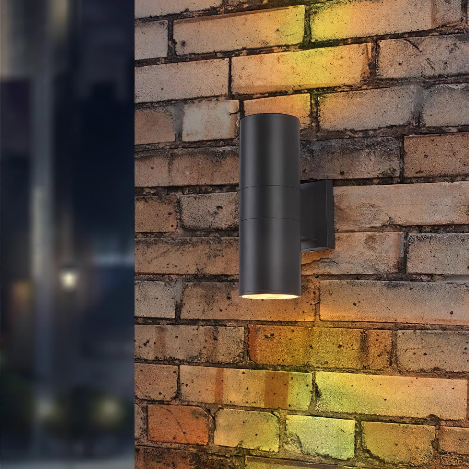 Up Down Cylinder Facade Sconce