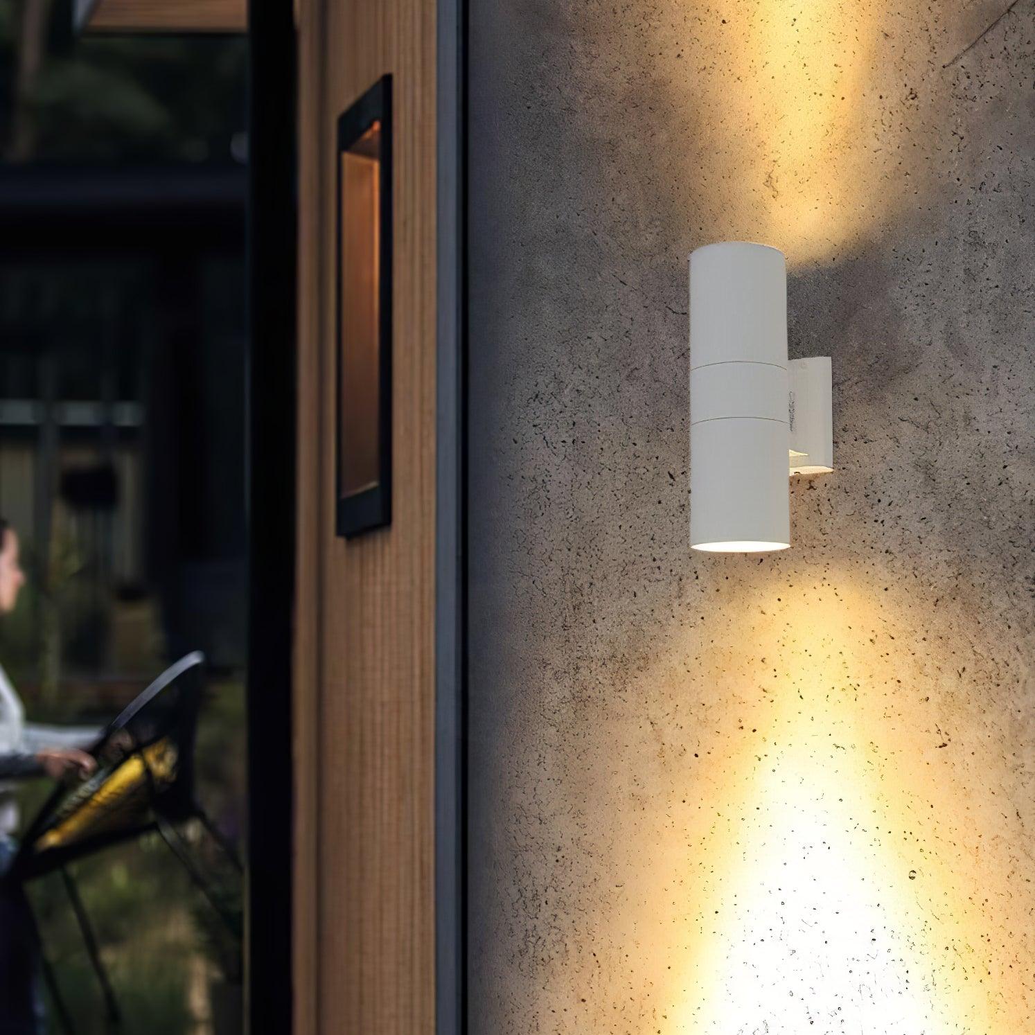 Up Down Cylinder Facade Sconce