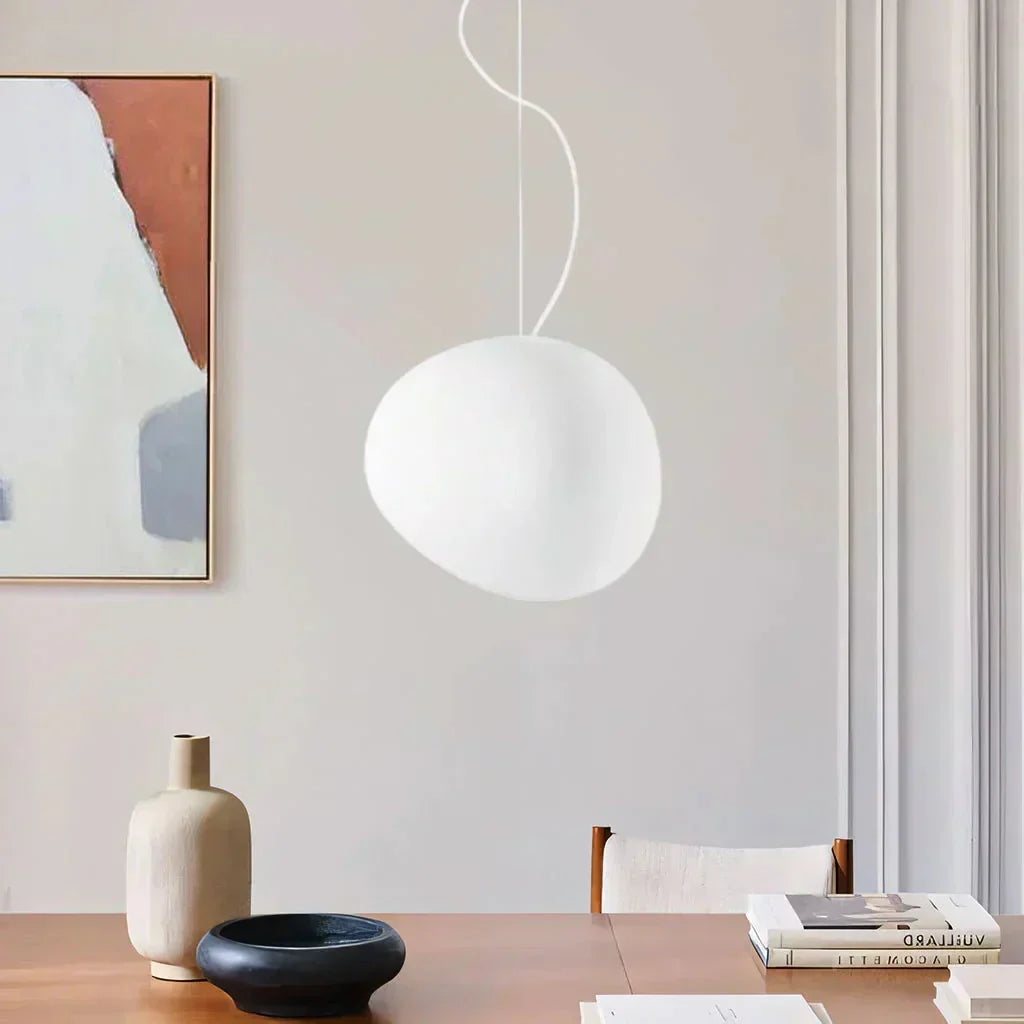 Ivory Egg Pendant Light