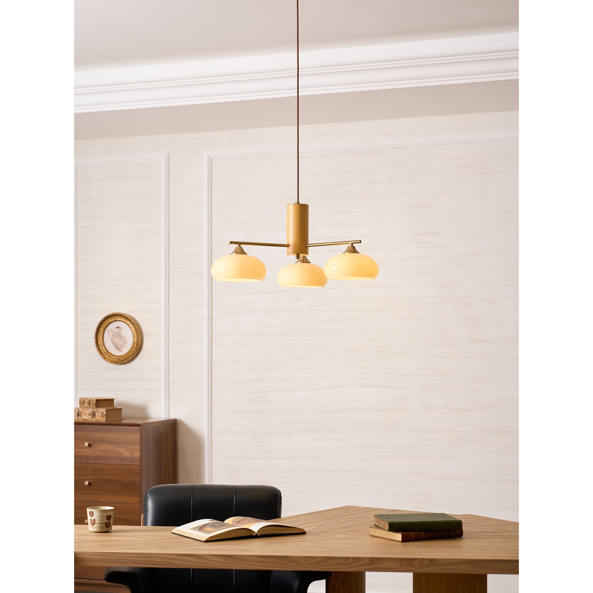 Persimmon Oval Chandelier