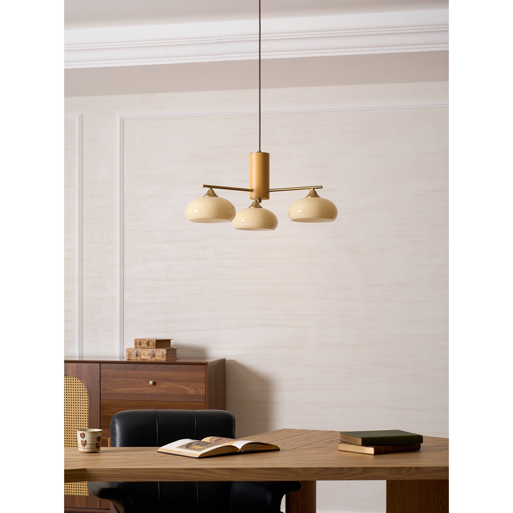 Persimmon Oval Chandelier