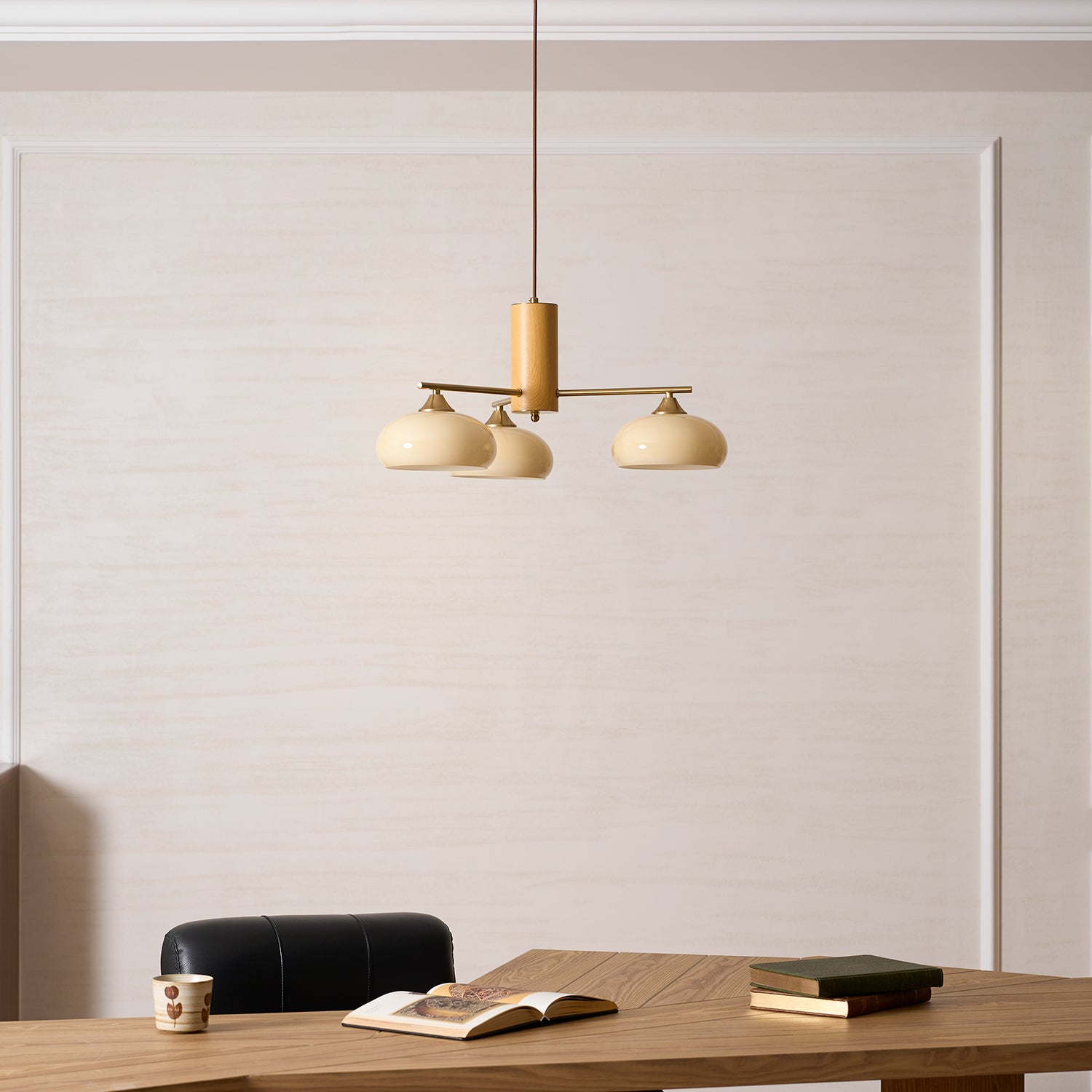 Persimmon Oval Chandelier