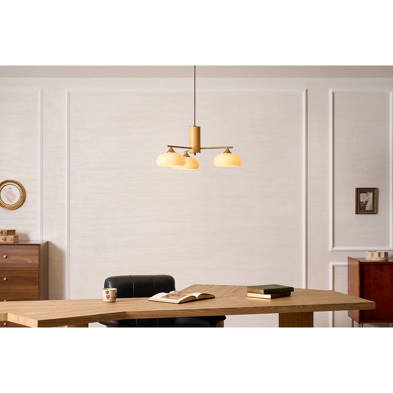 Persimmon Oval Chandelier