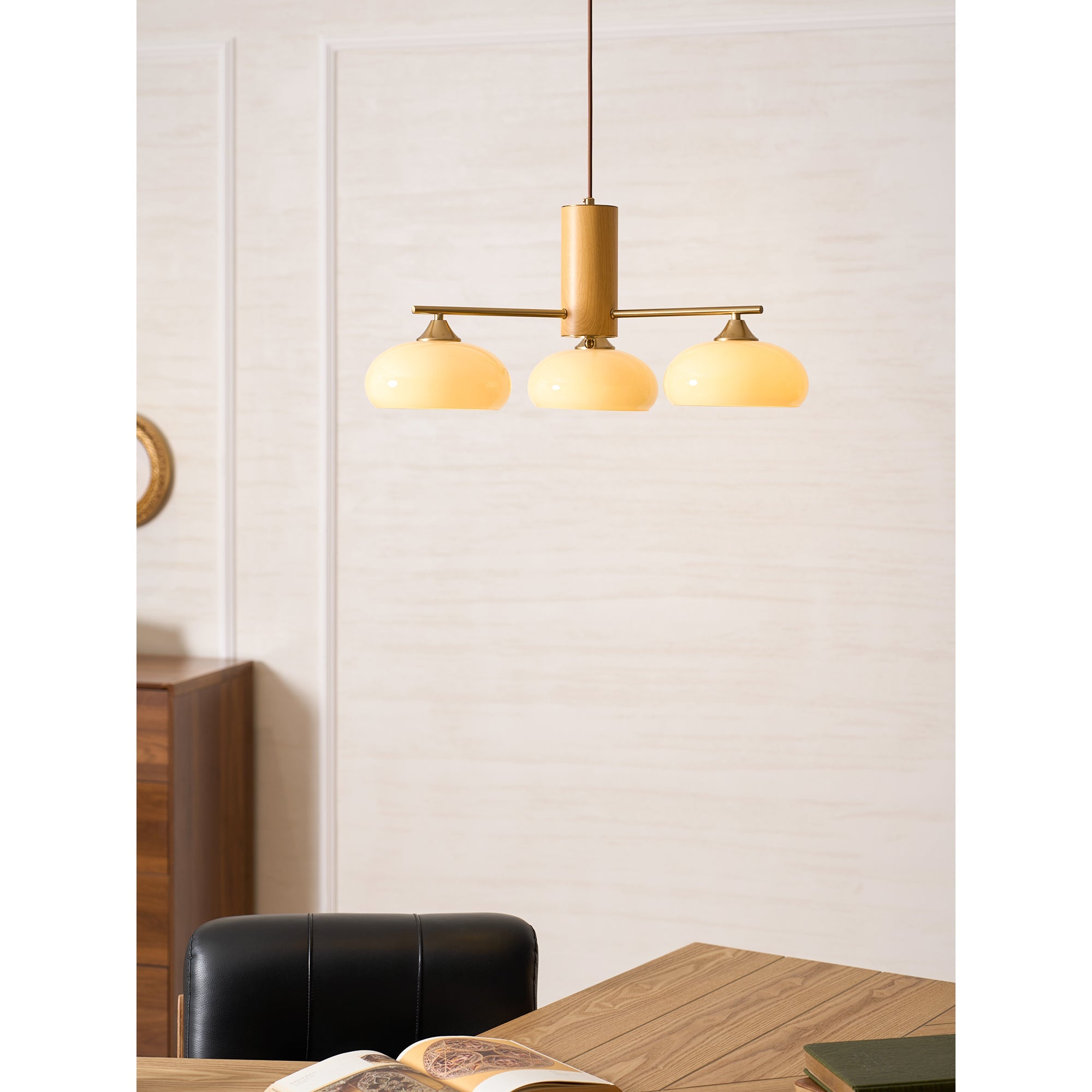 Persimmon Oval Chandelier
