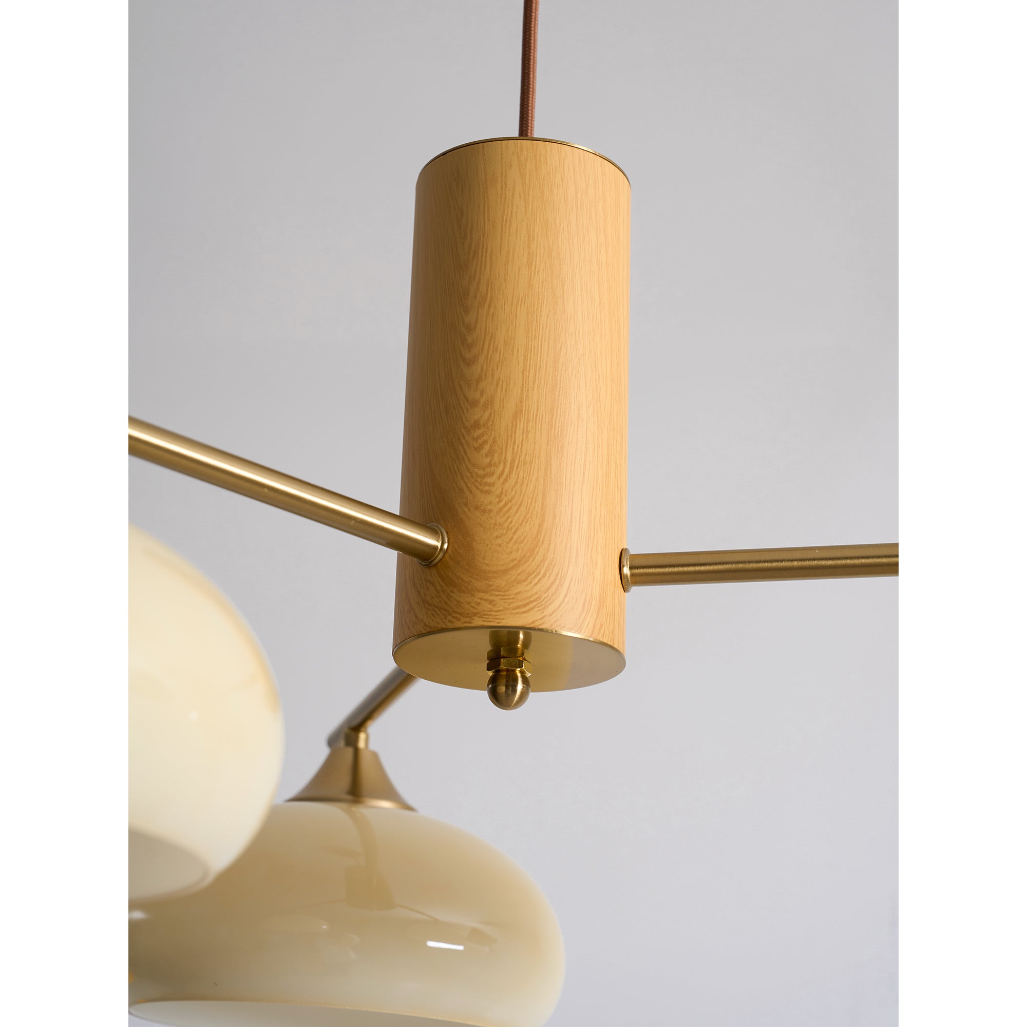 Persimmon Oval Chandelier