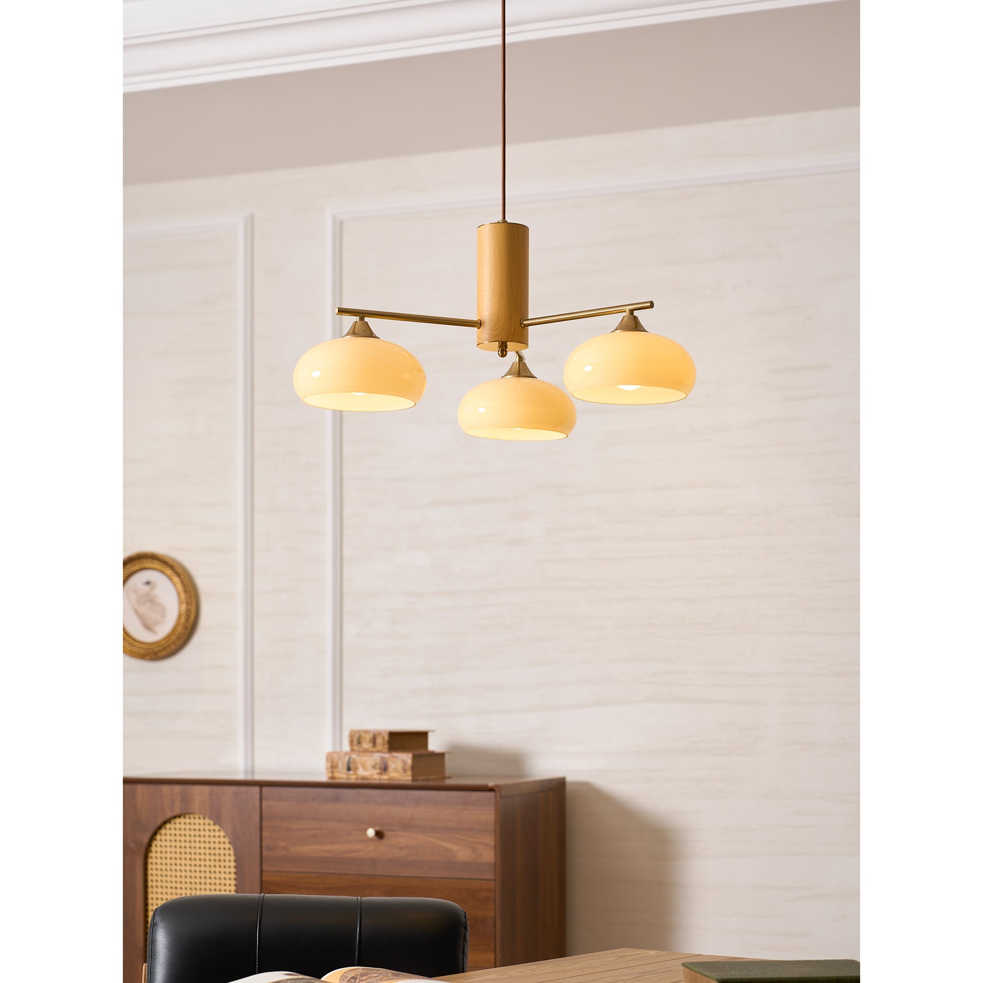 Persimmon Oval Chandelier