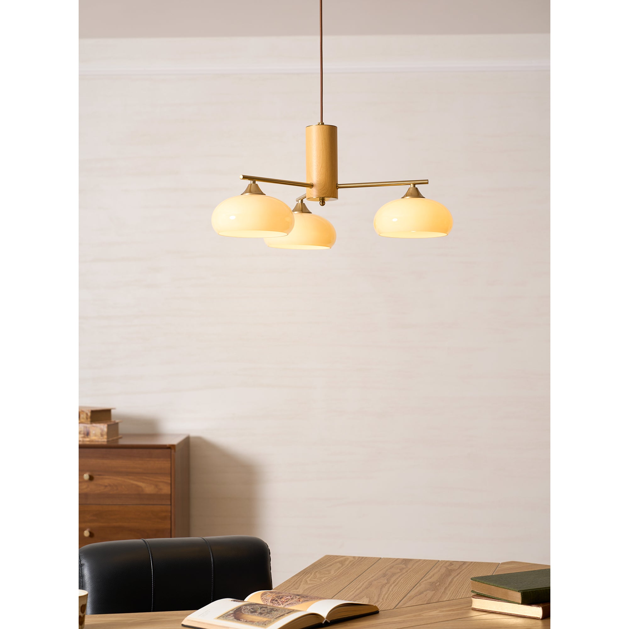 Persimmon Oval Chandelier