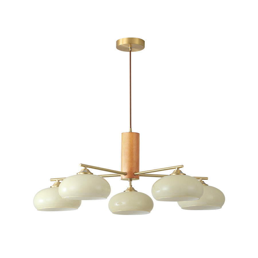 Persimmon Oval Chandelier